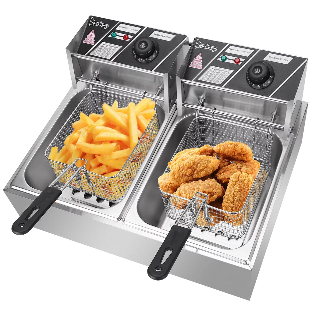 5000W 12L Stainless Steel Electric Fryer R9282