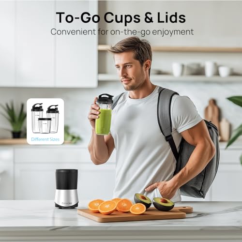 11-Piece Blender with 3 Portable To-Go Cups E980621