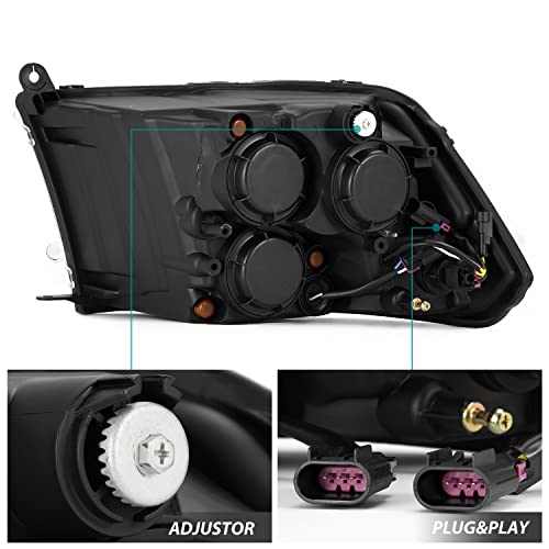 LED Projector Headlights Alpha-Black Z6357
