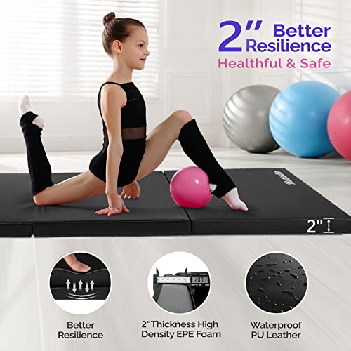 6' Folding Tri-fold Gymnastics Mat Z6837