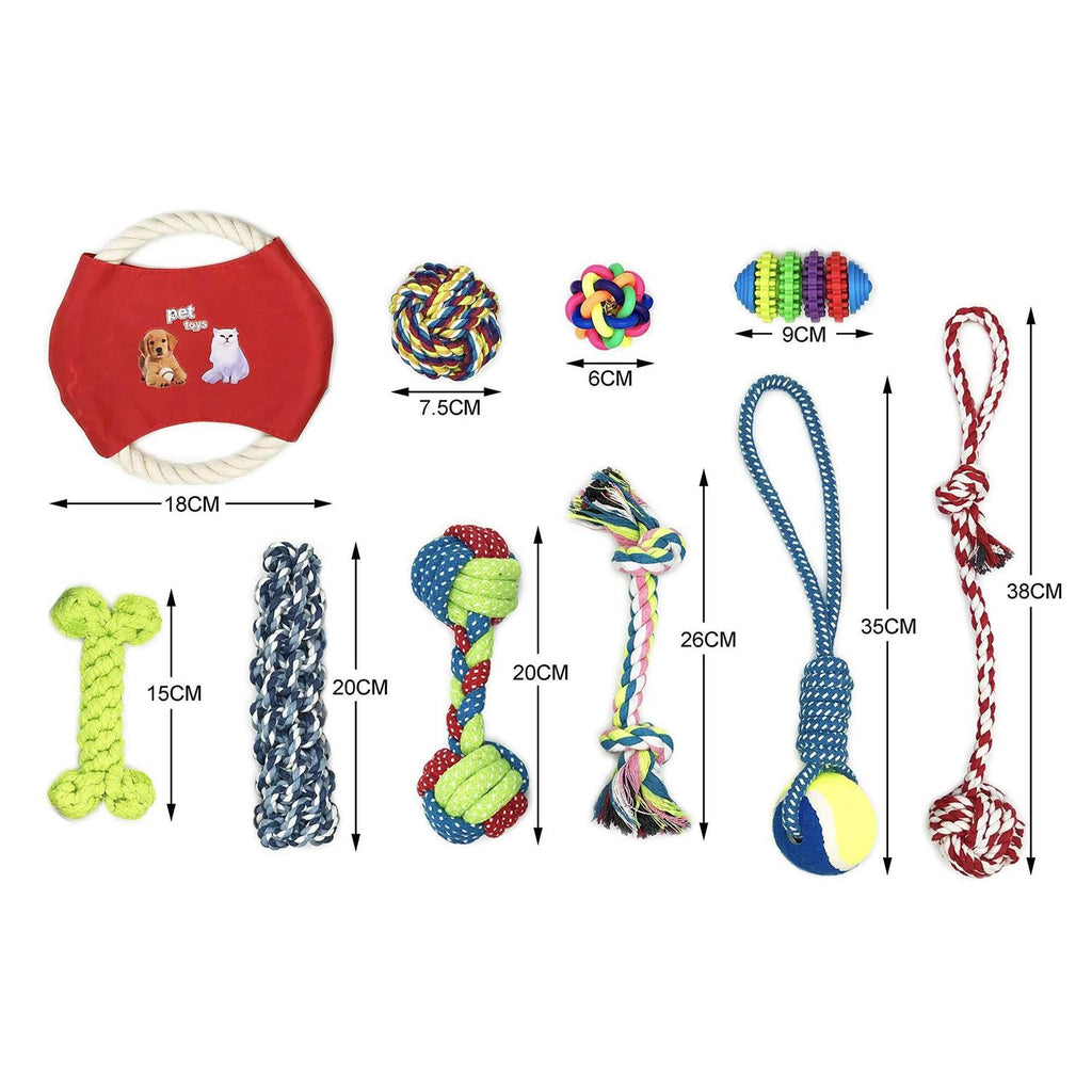 Dog Rope Toys Pack of 11 Teething Toys V48880