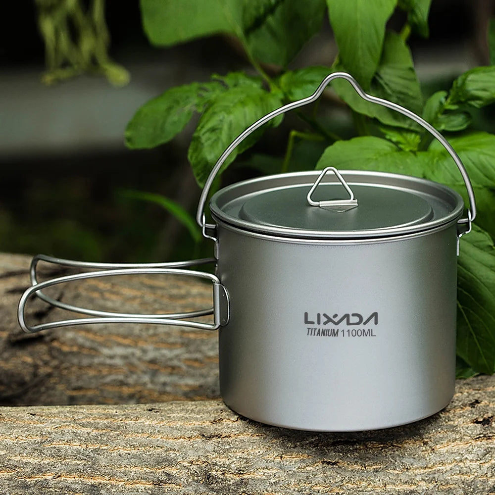 Ultralight Pot Water Mug Cup with Lid and Foldable Handle L277250