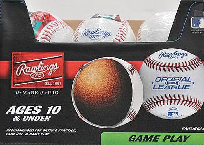 Youth Baseballs 12 Pack Y665