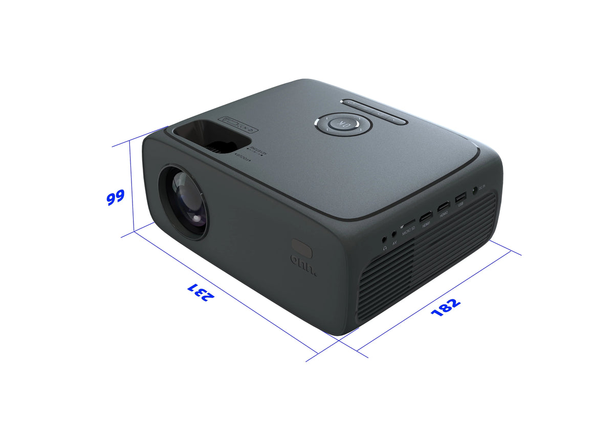 720P HD LCD Home Theater Projector with HDMI Cable, Black M78919