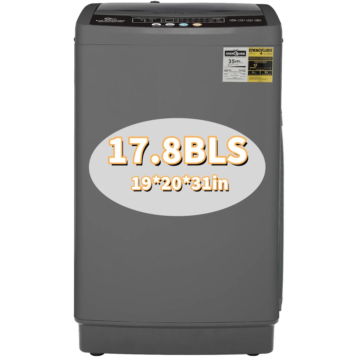 17.8 lbs Portable 2 in 1 Washer & Dryer T20112