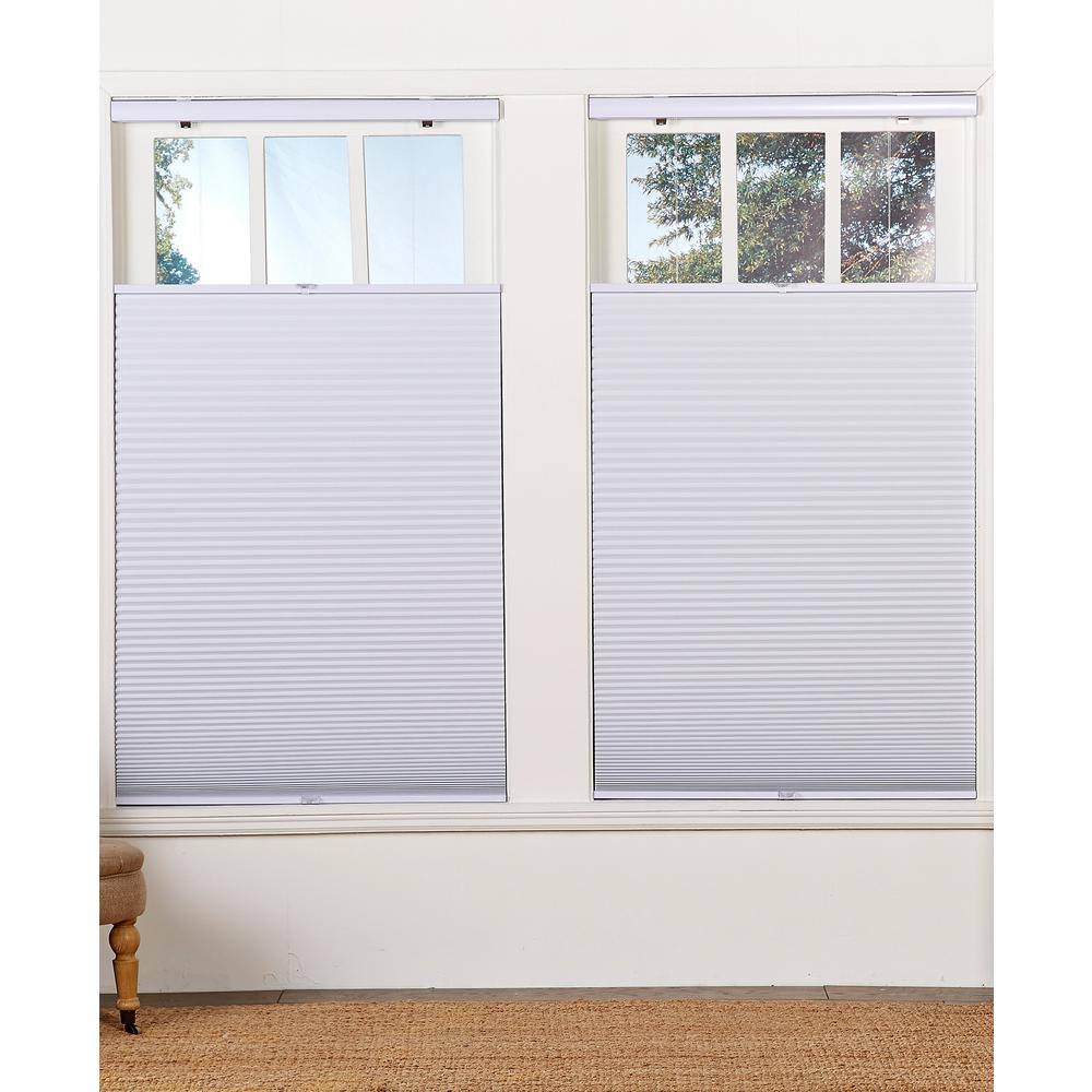 White Cordless Blackout Cellular Shade 42.5in. W x 72in. U604379