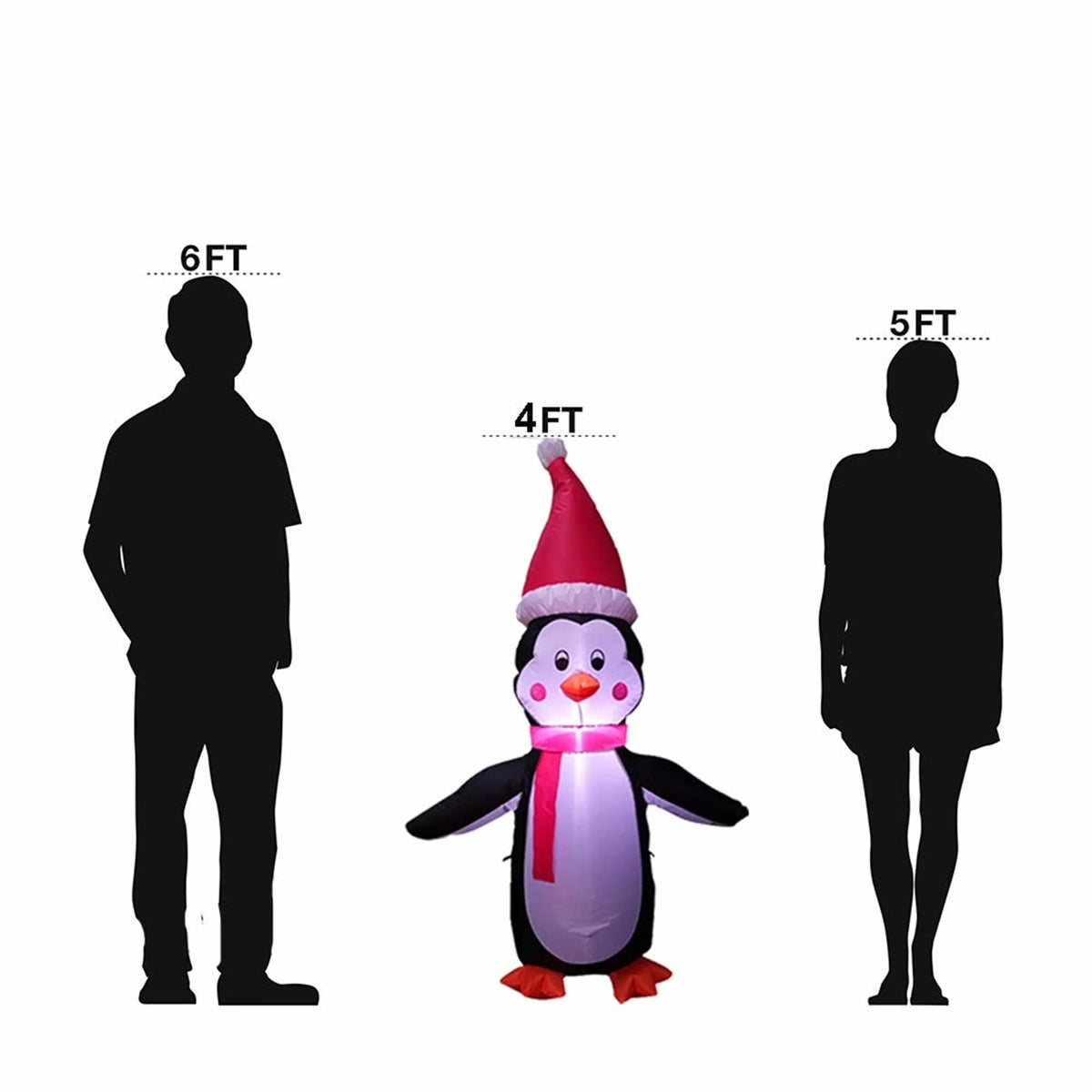 Inflatable Penguin Outdoor Holiday Decor G4564