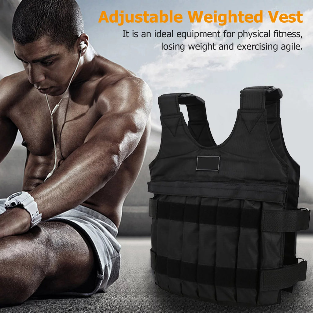 44 lb Adjustable Breathable Weighted Vest E16021