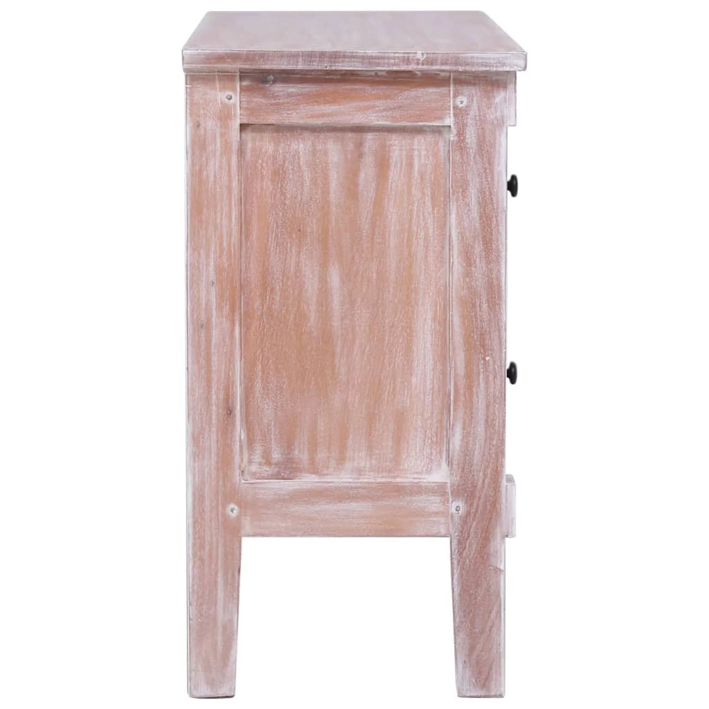 Solid Mahogany Wood Sideboard with 2 Drawers X888466