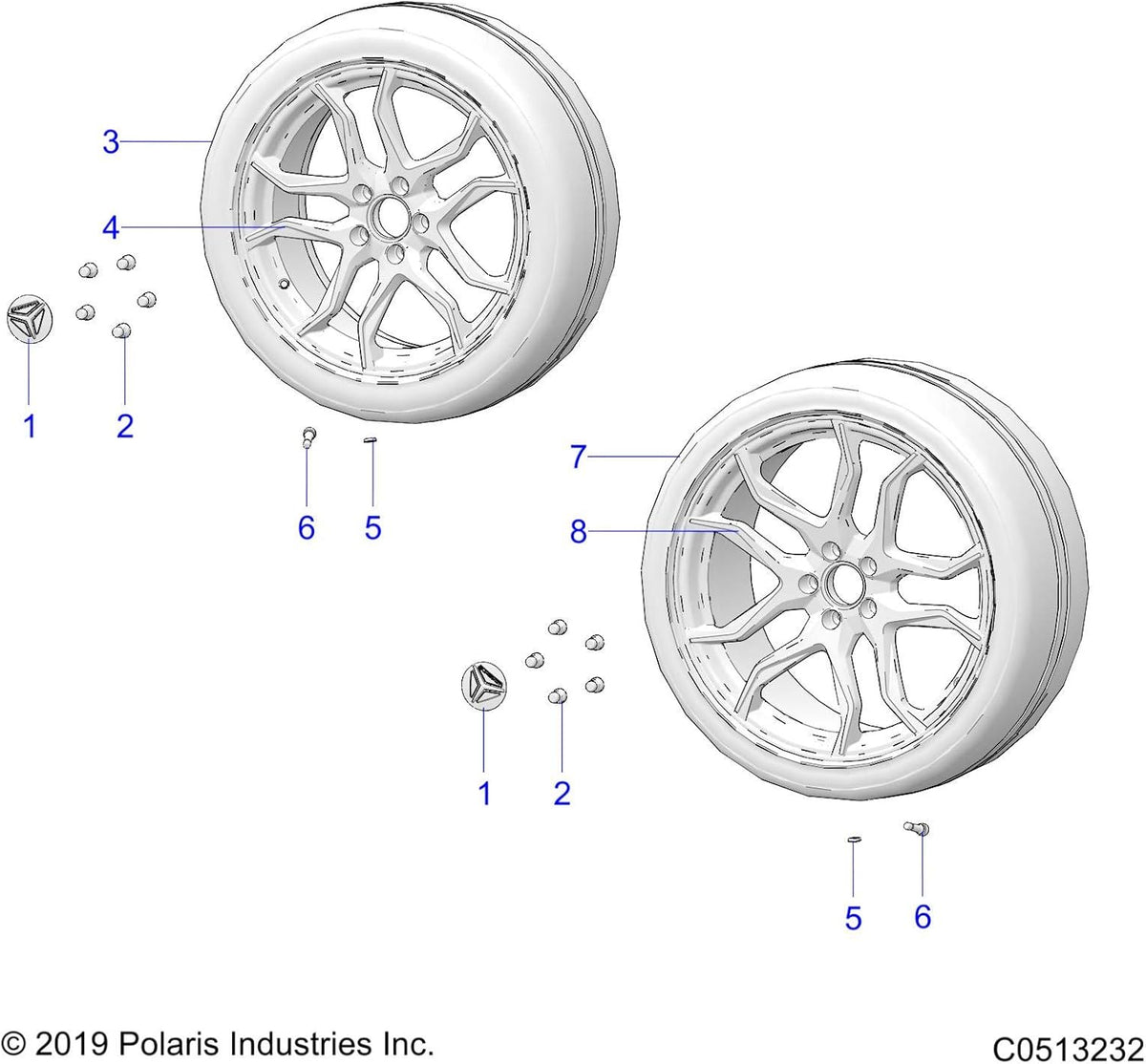 Rear Cast Wheel 20X9 F253