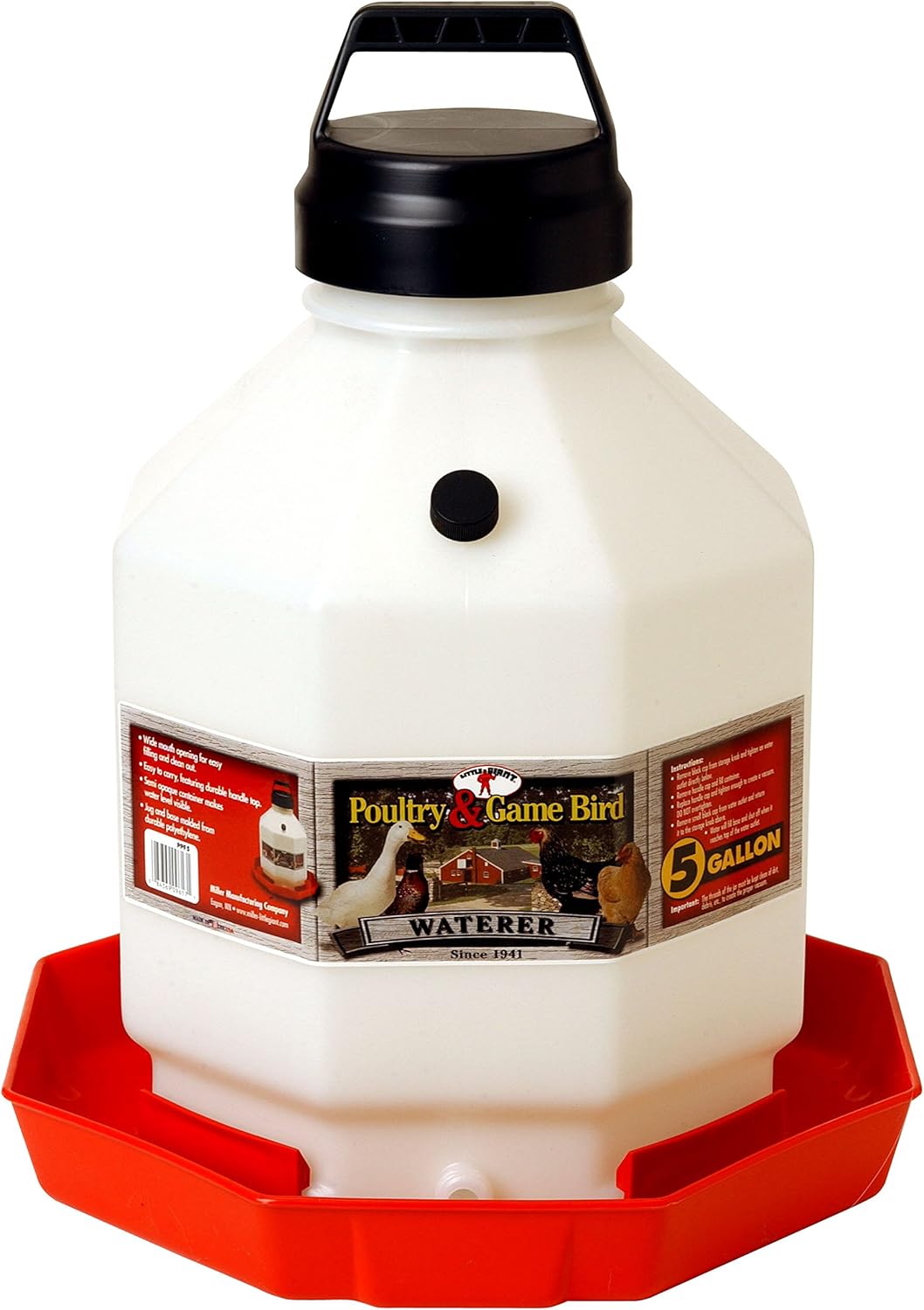 5 Gallon Poultry Waterer Fount B611
