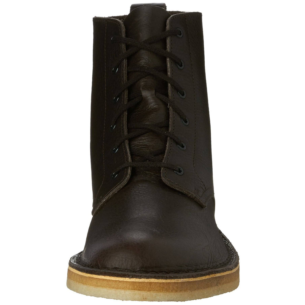Charcoal Leather Desert Boots Q4739