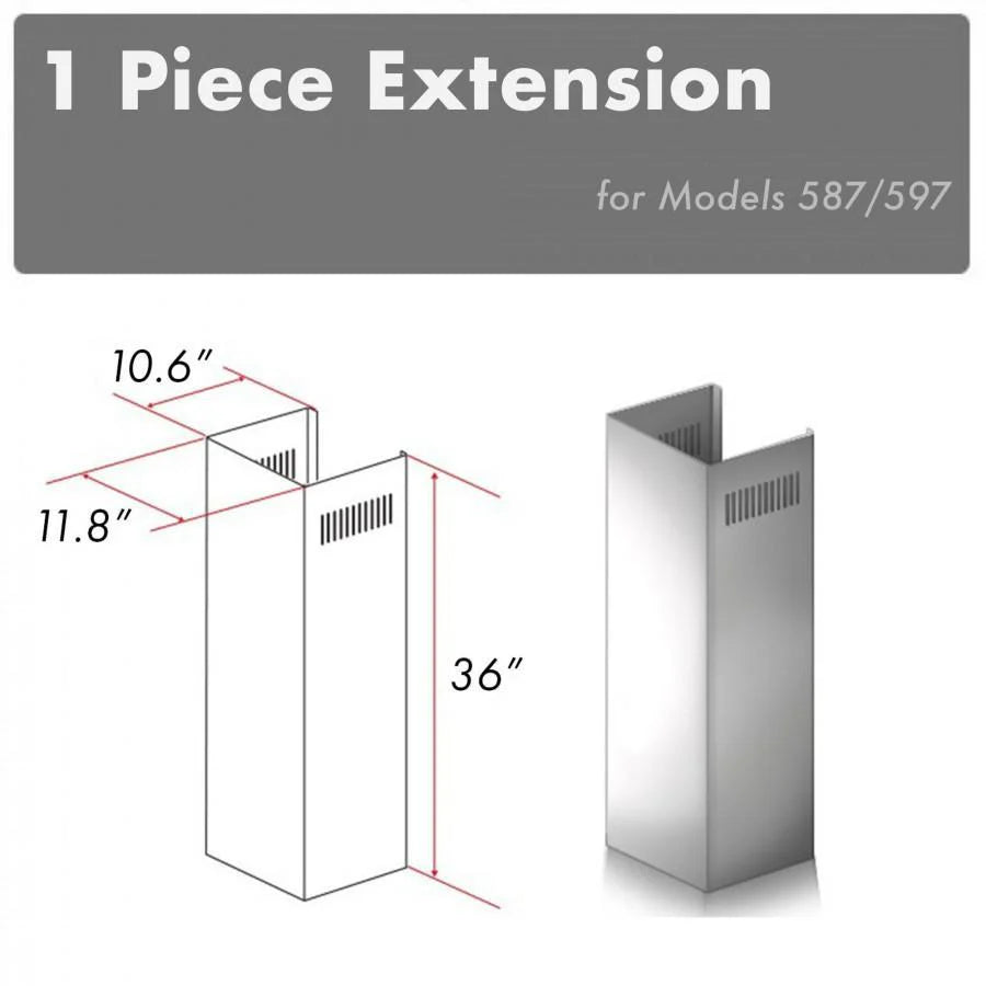 Chimney Extension for 10ft. Ceilings W853