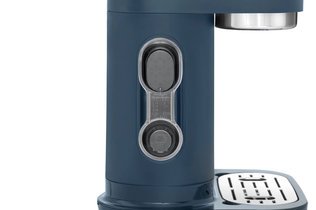 Navy Blue Single Serve Coffee Maker and Blender with Reusable Tumblers and Coffee Filter K2011