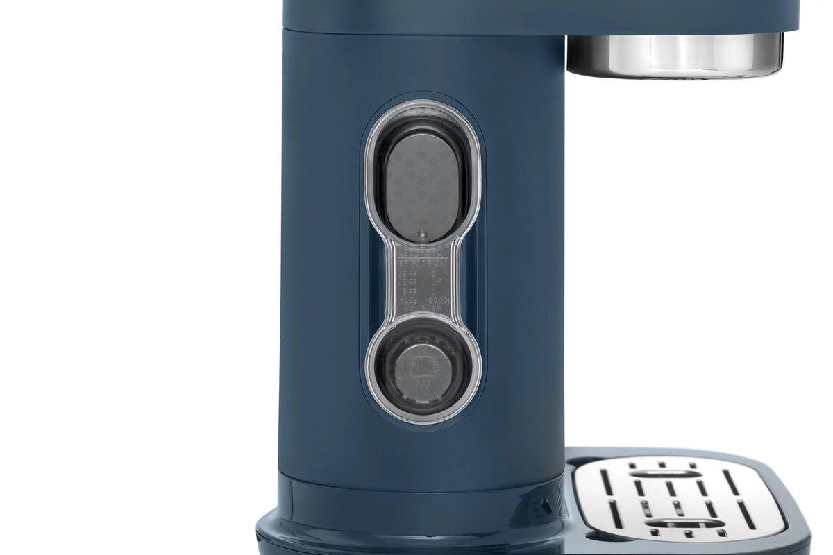 Navy Blue Single Serve Coffee Maker and Blender with Reusable Tumblers and Coffee Filter K2011