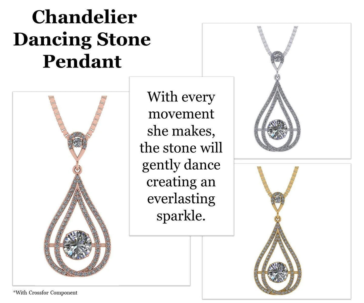 Yellow Gold Plated 925 Sterling Silver Zirconia Necklace C385702