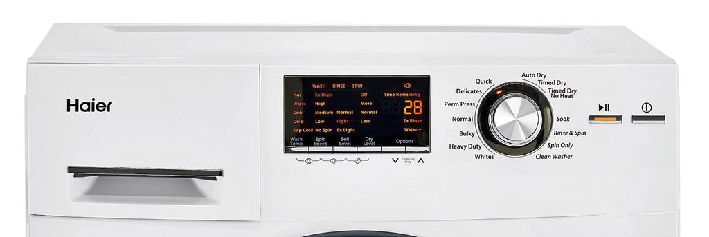 White Front Load Washer And Dryer Combination J83469