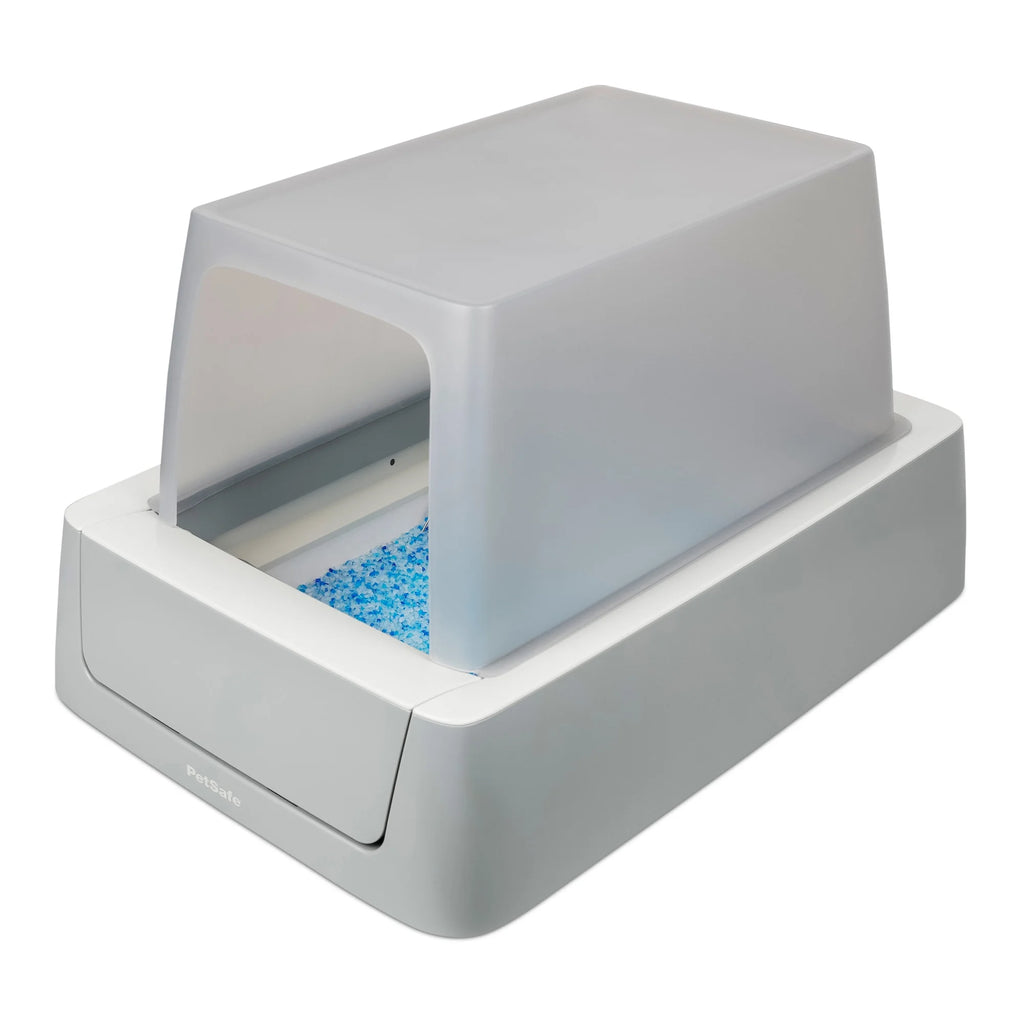 Gray Self-Cleaning Cat Litter Box E549255
