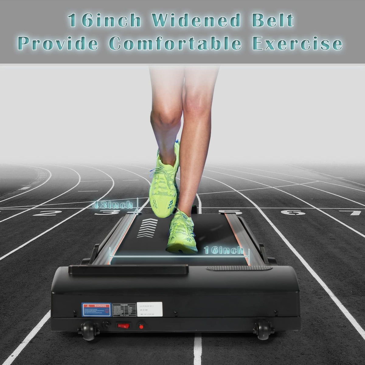 2 in 1 Under Desk Folding Electric Treadmill with LED Display V1865