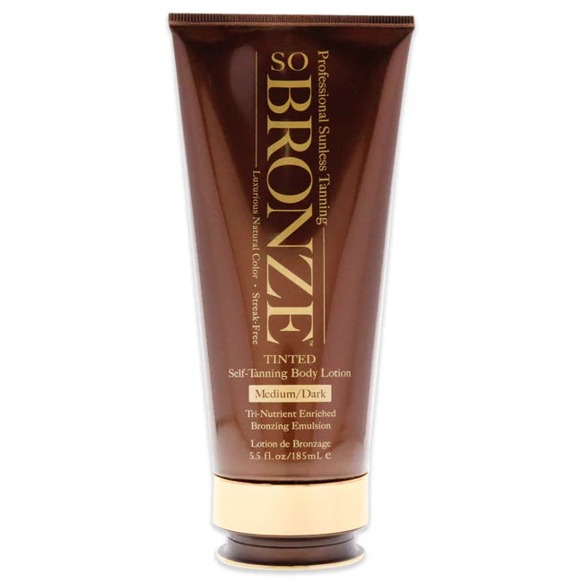 Medium to Dark Sunless Tanning Body Lotion 5.5 oz X7637