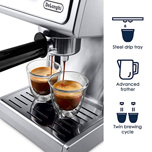 Silver Espresso Cappuccino Machine A105