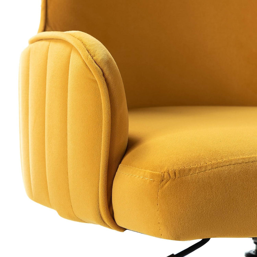 Blue Task Chair with Golden Base L806