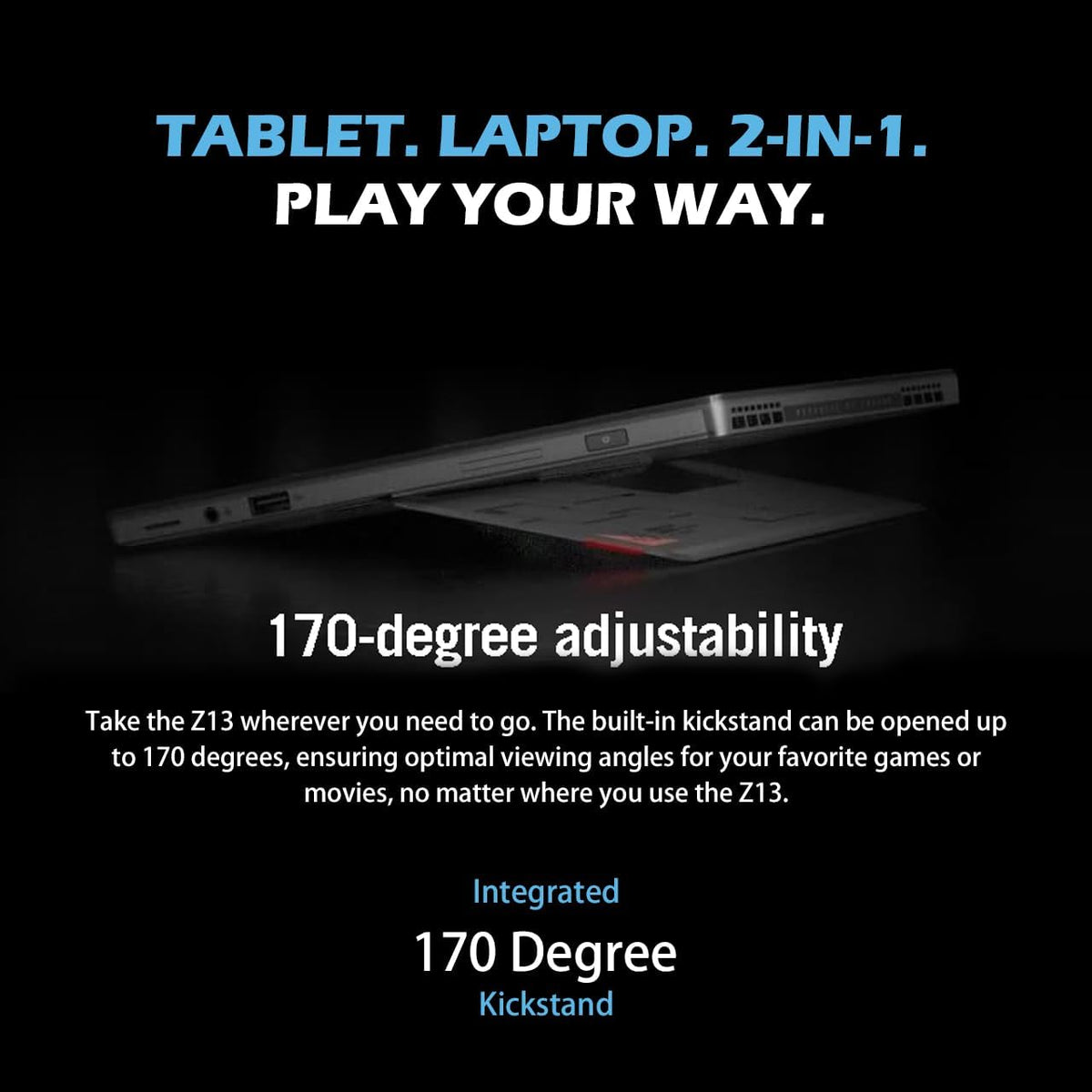 13.4" Touchscreen 2-in-1 Gaming Tablet, 16GB RAM, Intel Core i9-12900H, 1TB SSD, NVIDIA GeForce RTX 3050 Ti Graphics, Black P6597