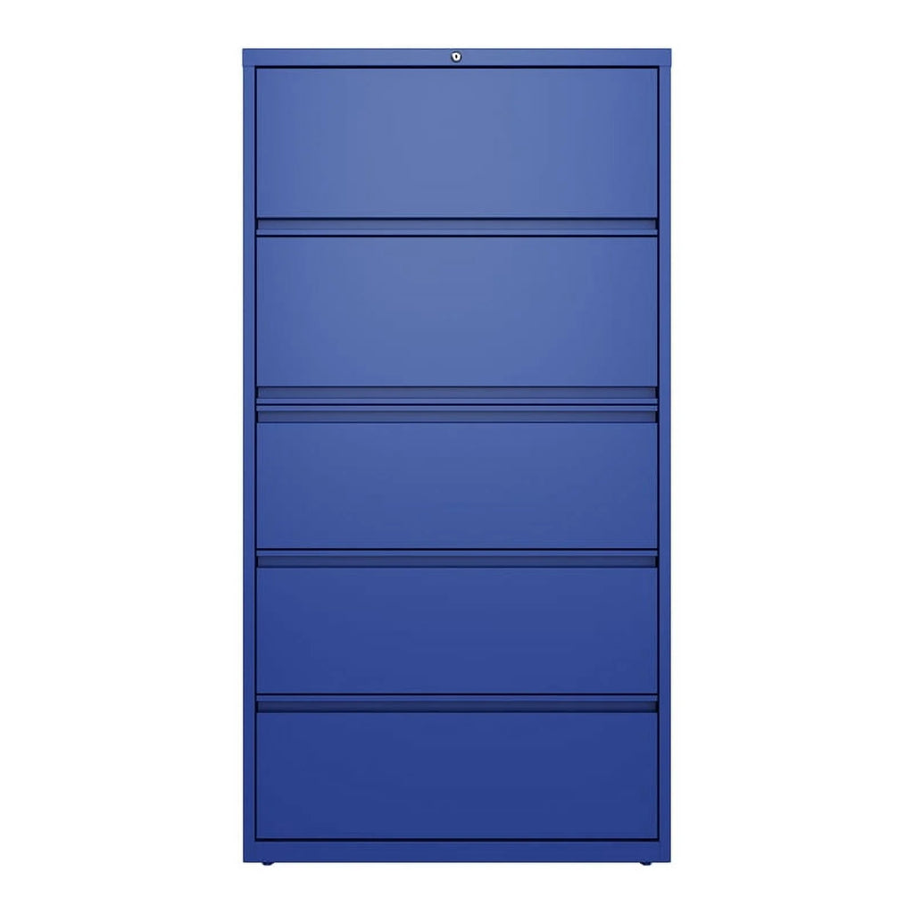 36" Metal Lateral File Cabinet with 5 Drawers E465942