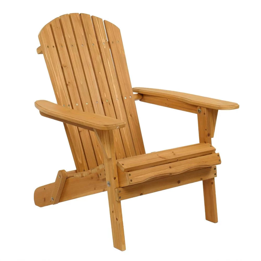Folding Wooden Adirondack Chair W763527