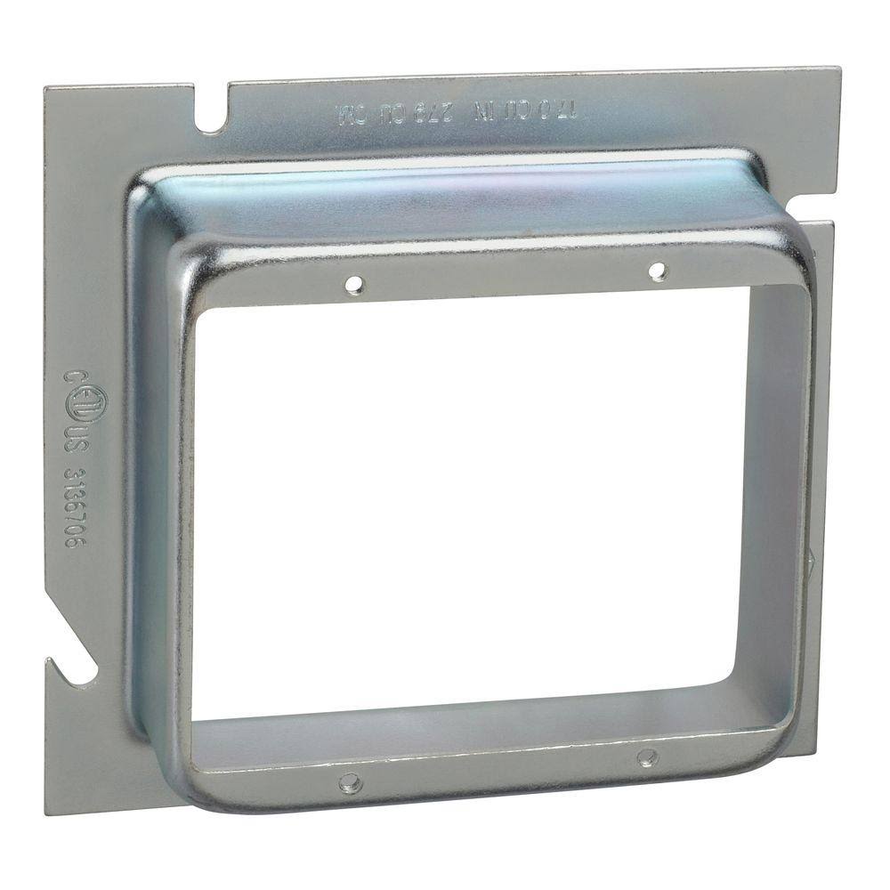 2-Gang Metal Electrical Box Extension Ring with 1-1/4 in. Raise O366226