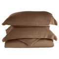 King Taupe Solid Duvet Cover Set K721007