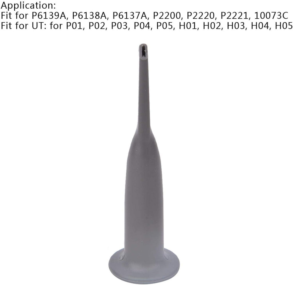 2Pcs Universal Protective Oscilloscope Probe Cap with Hook, Gray T617