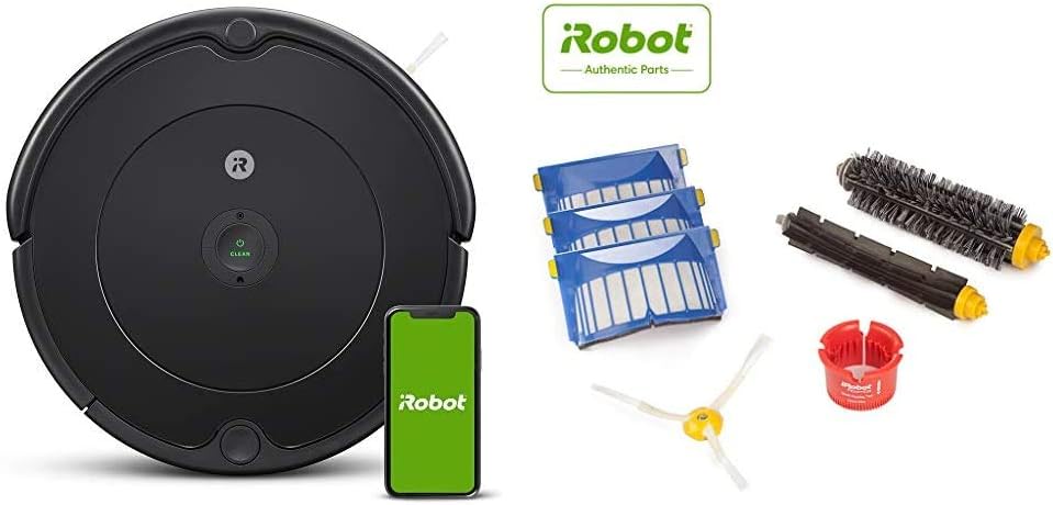 White Robot Vacuum with Wi-Fi A50642