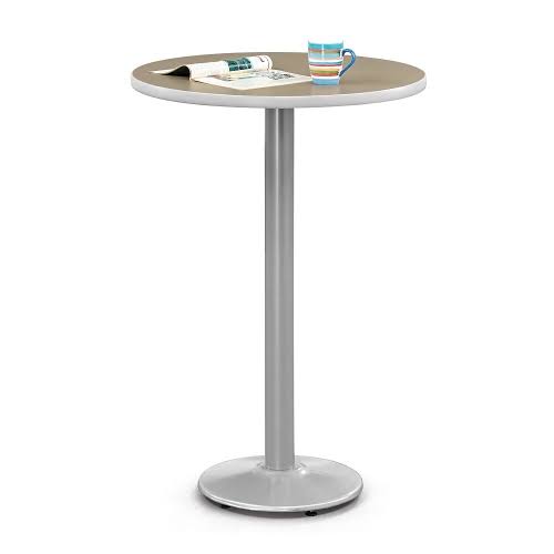 30x22 Cafe Height Table Cherry Laminate Top Black Base U559