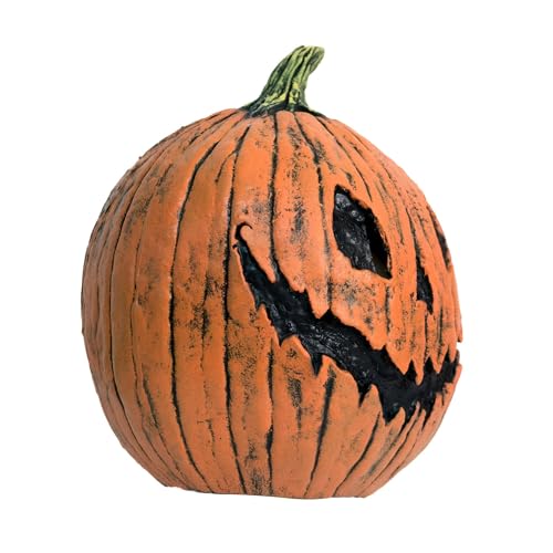 King Pumpkin Full Overhead Costume Mask Adult D1562