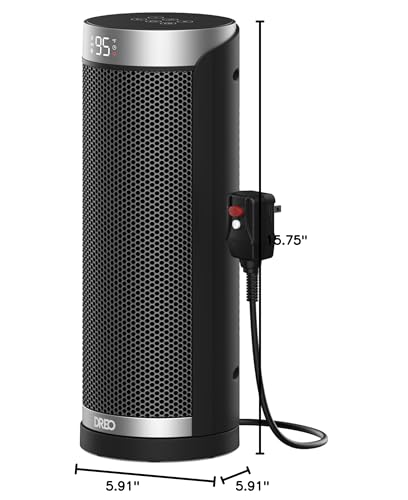 1500W PTC Ceramic Space Heater with Remote H4021