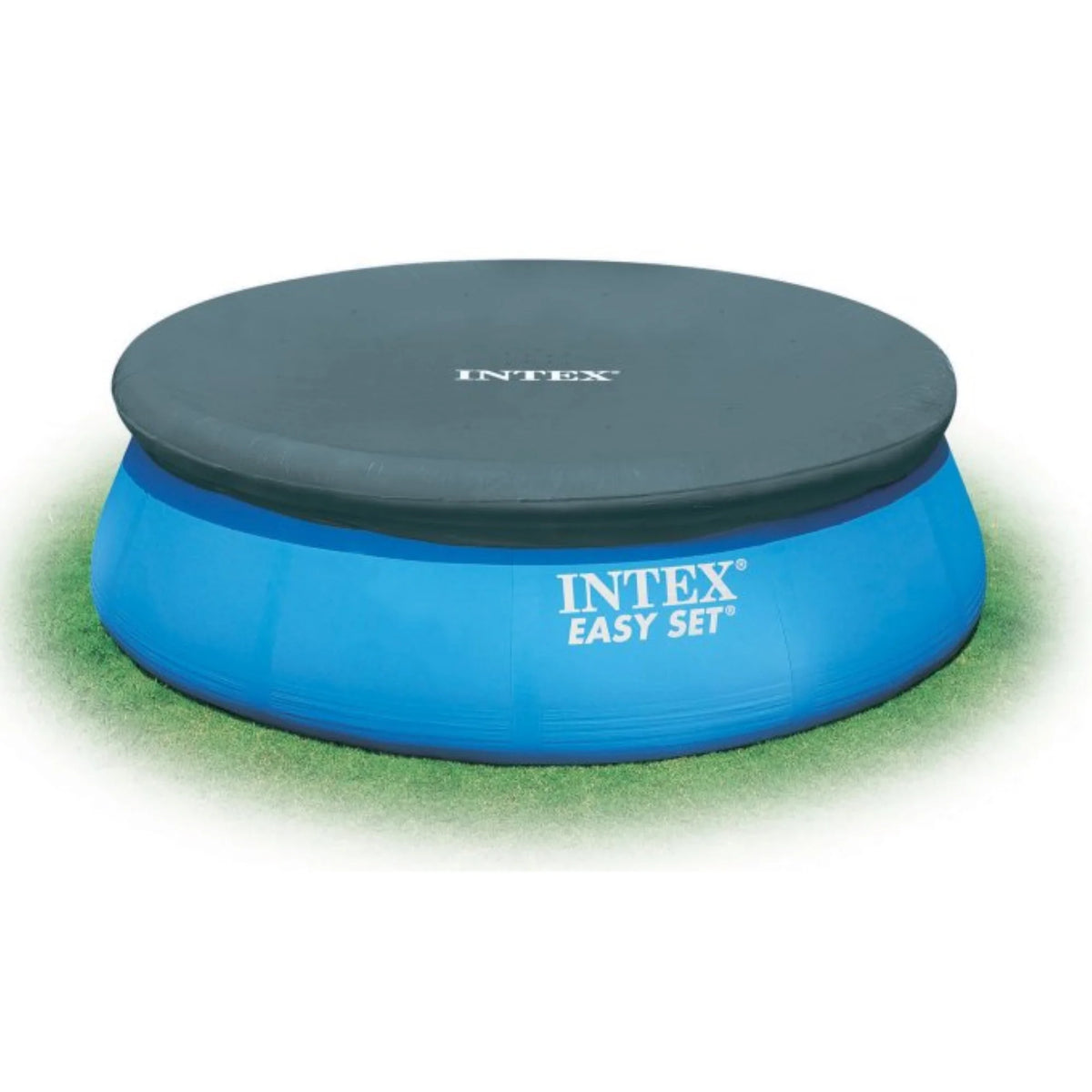 Inflatable Round Swimming Pool with Protective Cover O29456