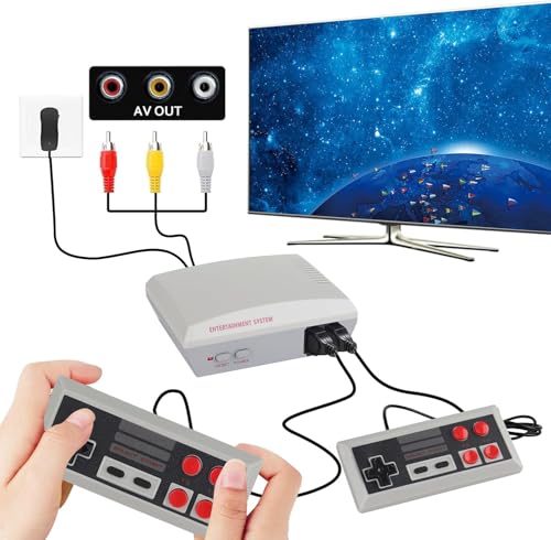 TV Retro Game Console with 2 Wired Controllers G77105