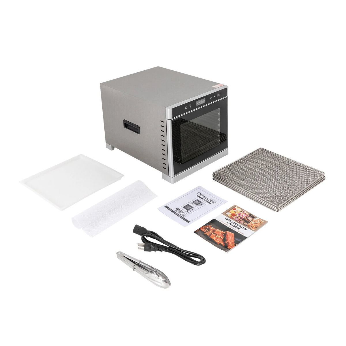 6/8 Tray Stainless Steel Food Dehydrator 700W K7888
