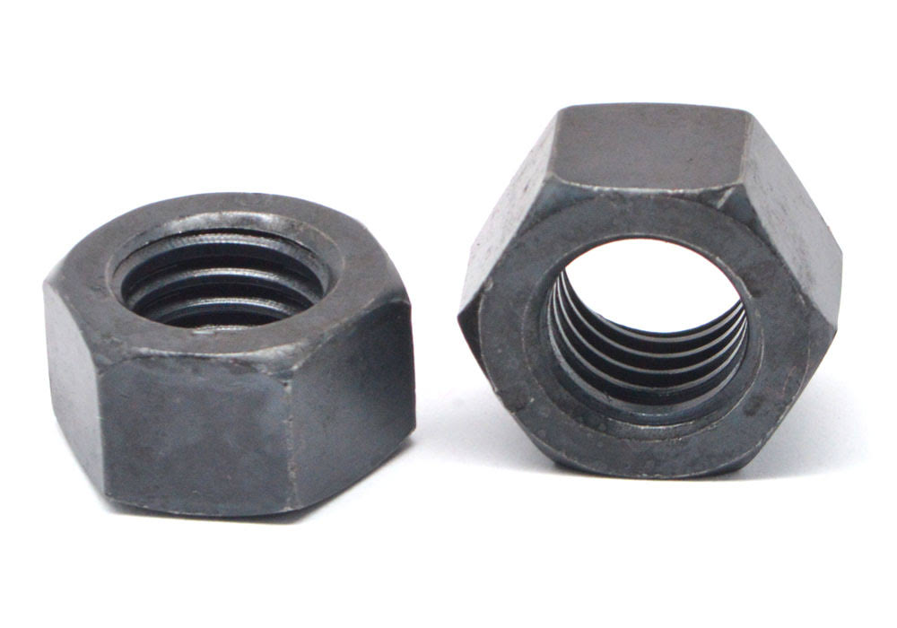 7/16x22-14 Grade 8 Hex Nut Medium Carbon Steel Black Oxide B598
