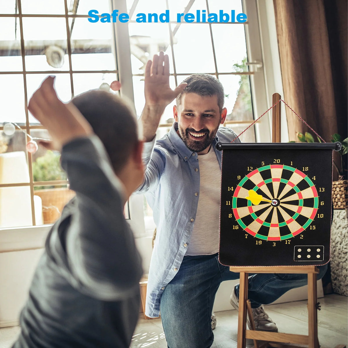 Double-Sided Magnetic Dart Board Game V605