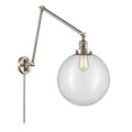 1 - Light Dimmable Swing Arm Brushed Satin Nickel Clear E411261