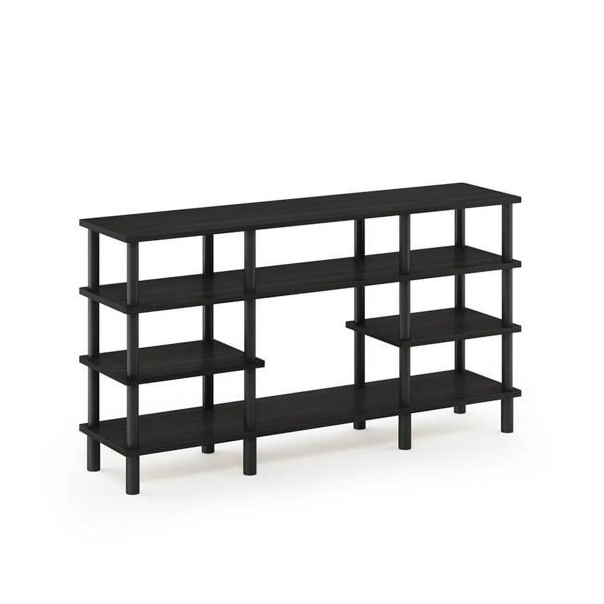 4-Tier Espresso Black TV Stand P41325