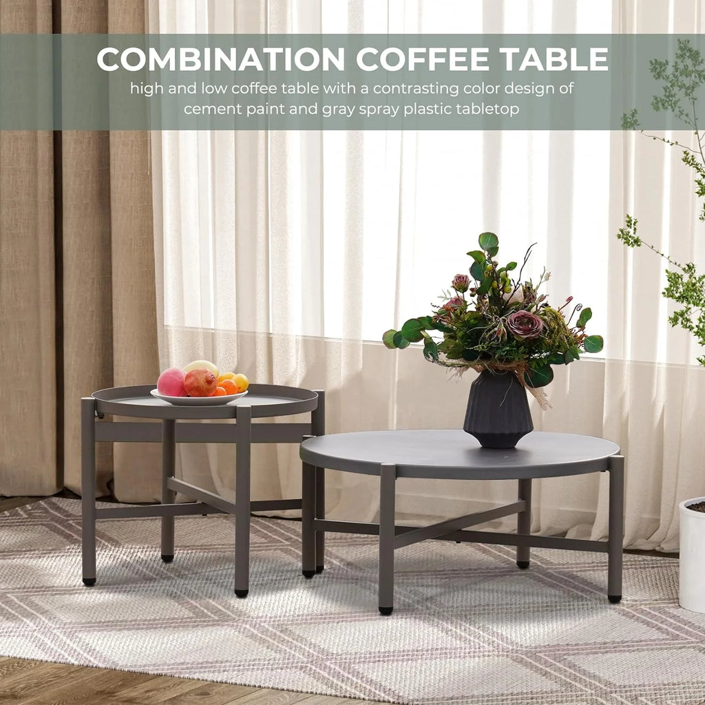 5-Piece Cotton Rope Outdoor Conversation Set with Cushions D5148