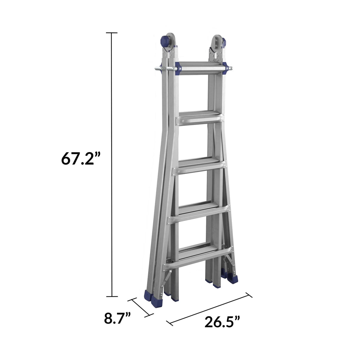 22 foot Reach Height Aluminum Multi-Position Ladder, 300 lb. Load Capacity Type IA Duty Rating N121087