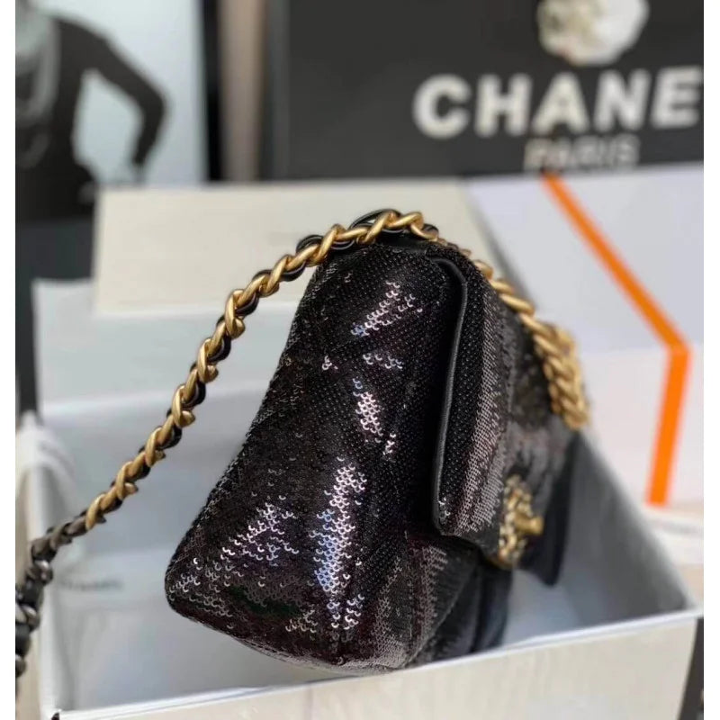 Tweed Flap Bag Q6382