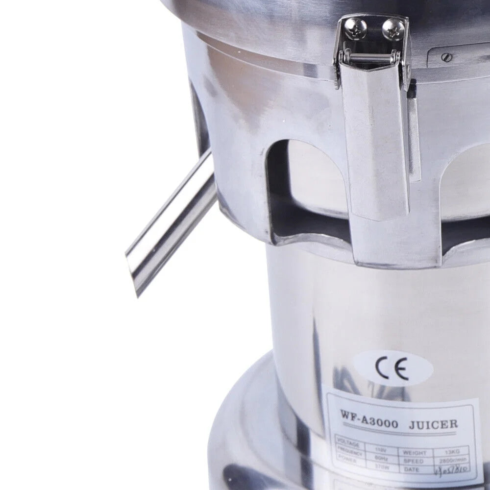 Silver Stainless Steel Commercial Electric Fruit Juicer Machine 2800r/min AC110V K780762