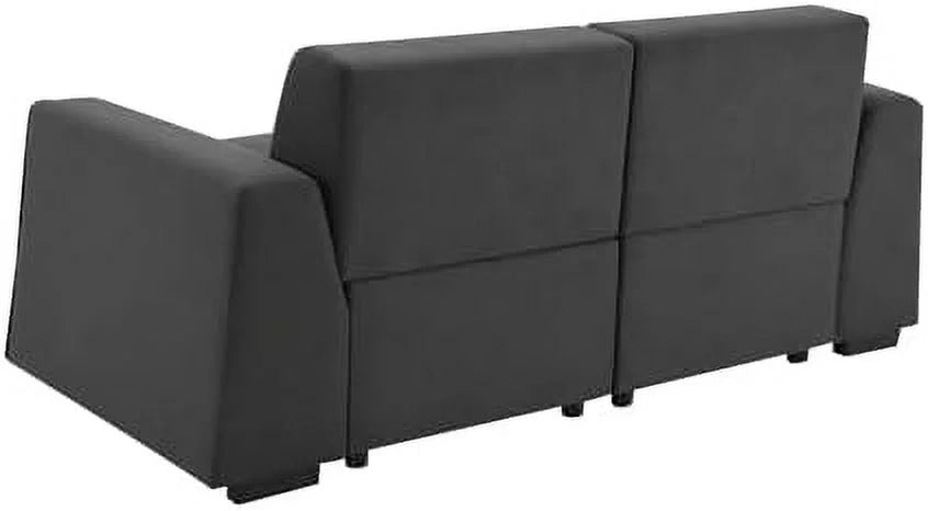 59" Chenille Loveseat Sofa with Metal Legs Y177