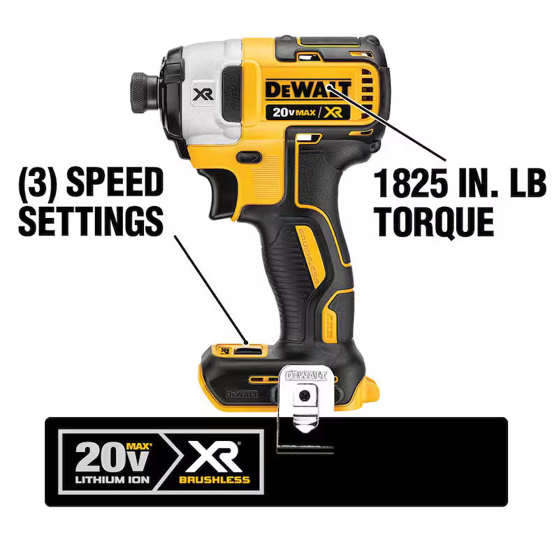 20V MAX Cordless Brushless Hammer Drill/Driver 2 Tool Combo Kit R9034