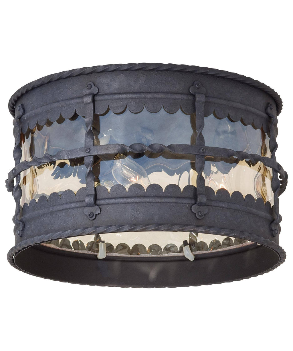 3 Light Flush Mount Iron F677734